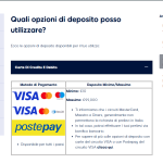 Metodo di pagamento